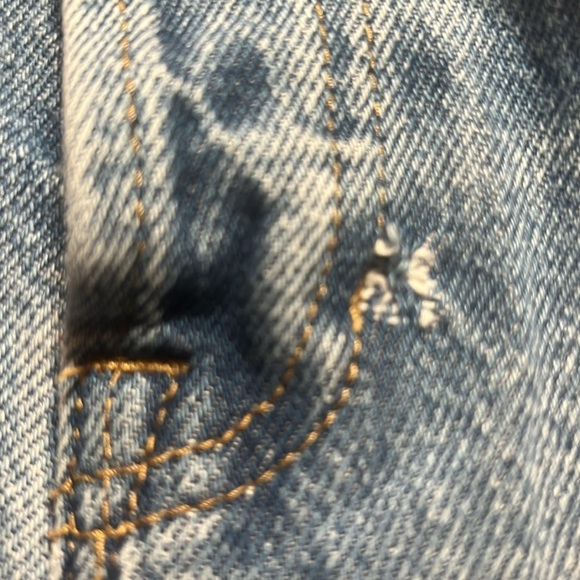 PACSUN High Rise Straight Jeans. Size 28. Button Fly - Picture 9 of 10